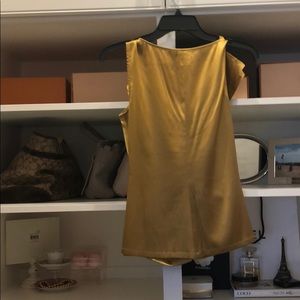 Cache Tops - Golden silk top Cache Tops - Golden silk top